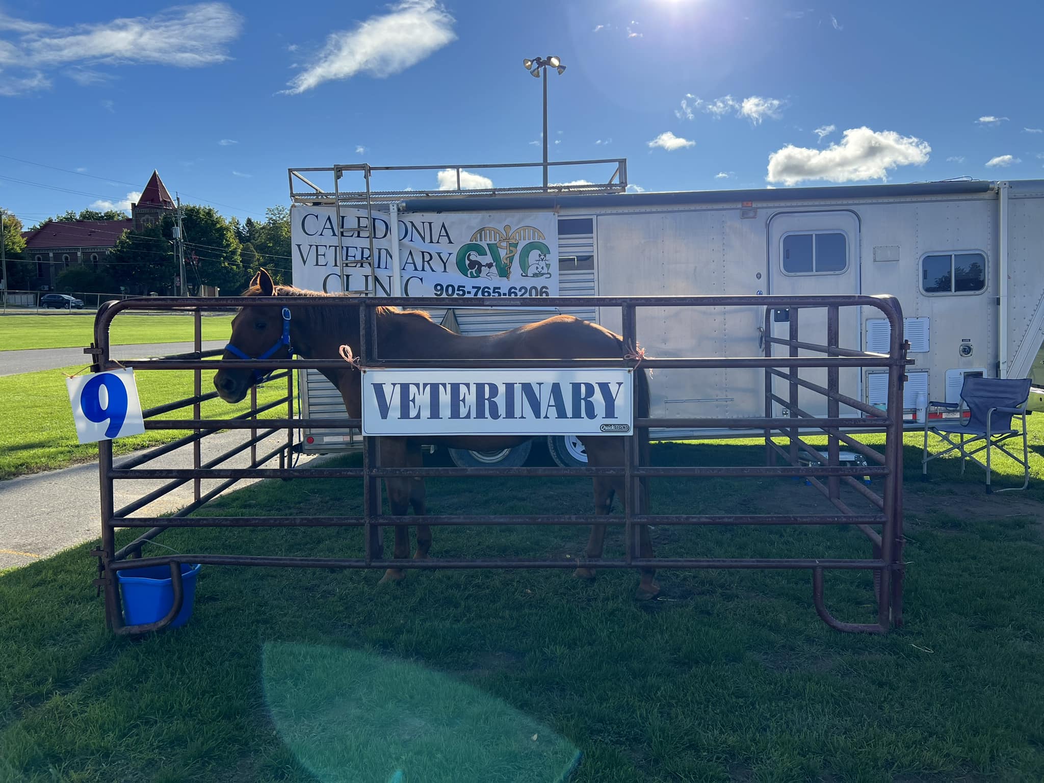 mobile training with rv and horse 